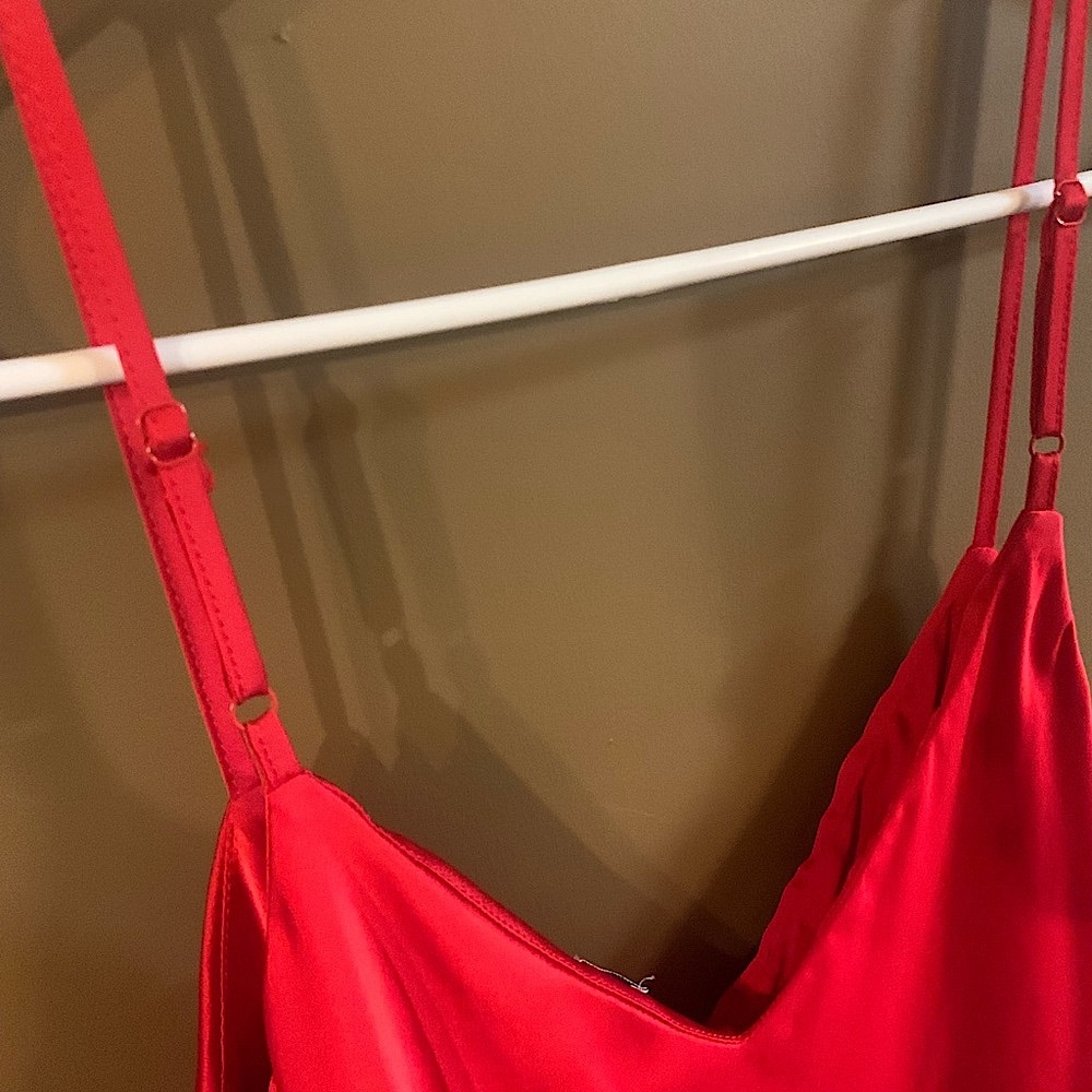 NWOT a new day Red Maxi Slip Dress - Picture 6 of 6